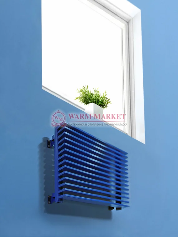 Горизонтальный трубчатый радиатор KZTO Paralleli g1 334 шаг 25