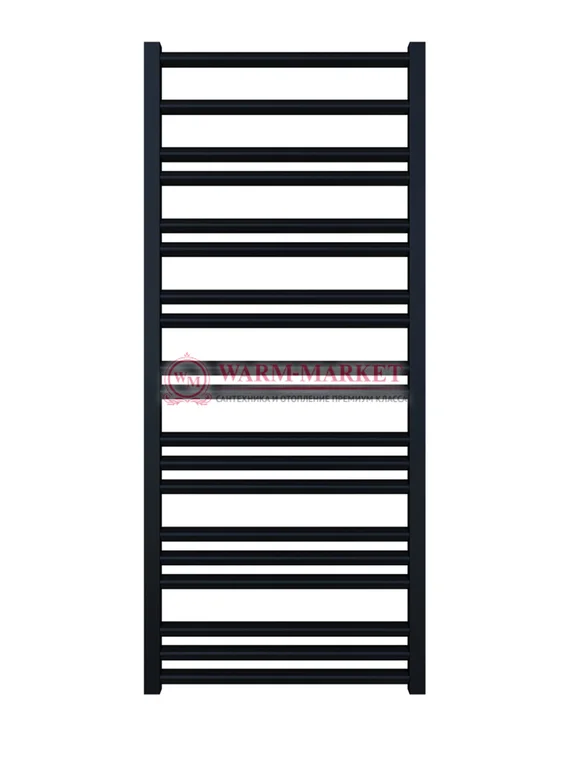 Mandarino Tubo 500х1200 - цветной полотенцесушитель из анодированного алюминия, модель 19/65