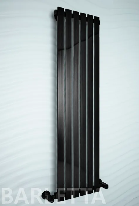 Barletta - водяной дизайн полотенцесушитель цвета хром с прямоугольными вертикалями . | Фото 3