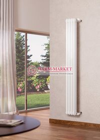 Вертикальный трубчатый радиатор Irsap Tesi RT 31800-4 №30, трехтрубный с боковым подключением.