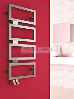 Дизайнерский полотенцесушитель из матовой полированной нержавеющей стали Beck Carisa