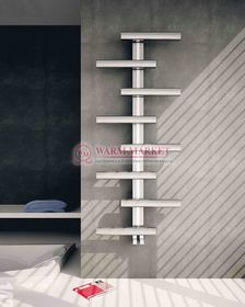 Дизайнерский полотенцесушитель из матовой полированной нержавеющей стали Vivi Carisa