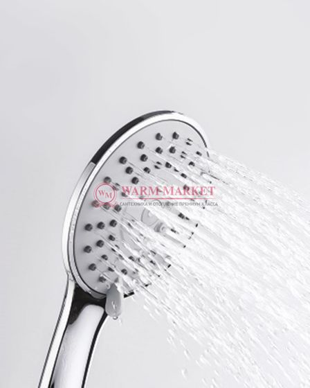 Встраиваемый комплект для душа с верхней душевой насадкой и лейкой черный А16031-Bl Thermo