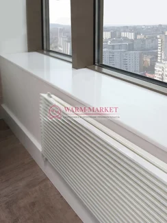 Горизонтальный трубчатый радиатор KZTO Paralleli g2 1284 шаг 25