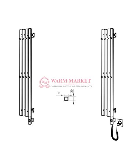 Полотенцесушитель ArtofSpace Corsica H
