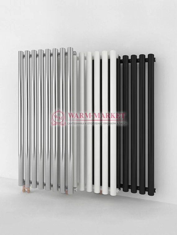 Вертикальный трубчатый радиатор KZTO Garmonia V1 высотой 1545 мм