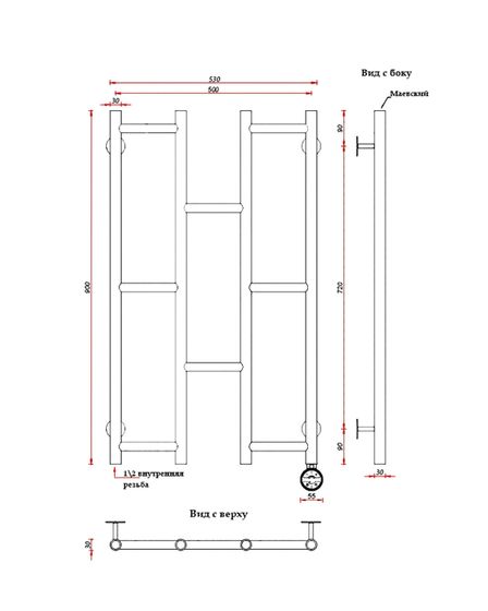 Fiesta - электрический дизайн-полотенцесушитель из нержавеющей стали