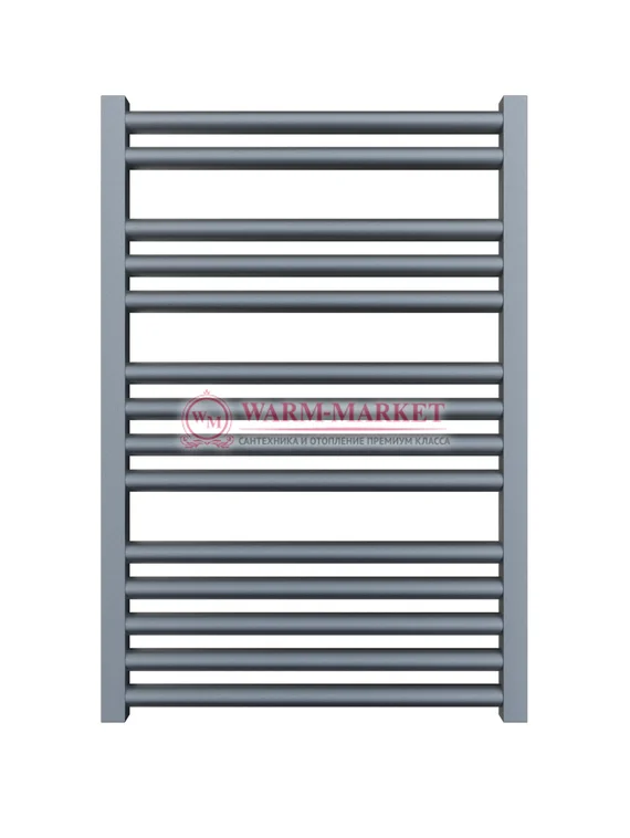 Mandarino Tubo 500х800 - цветной полотенцесушитель из анодированного алюминия, модель 14/33