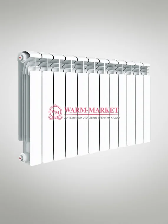 Rifar Alum 500 - алюминиевый радиатор с боковым подключением