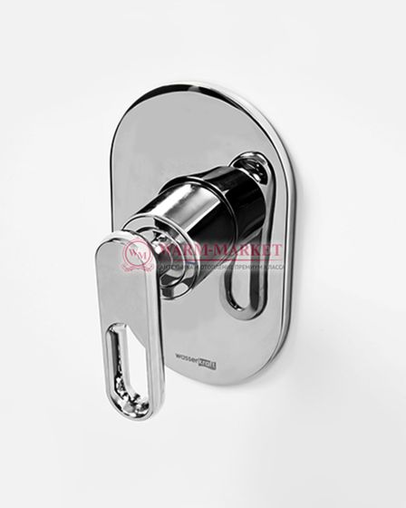 Встраиваемый комплект для душа с верхней душевой насадкой черный A12831-Bl