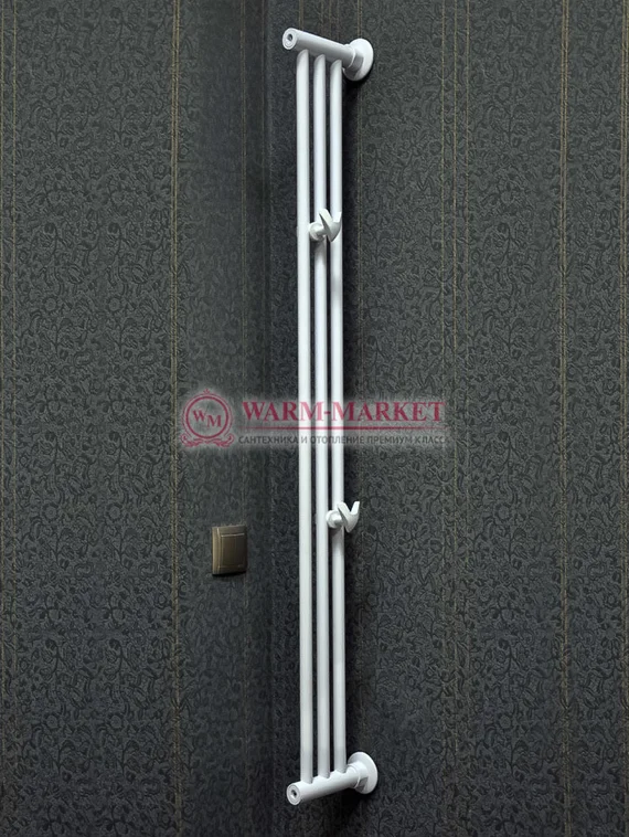 Mini 3 (хорда) - узкий водяной дизайн полотенцесушитель из нержавеющей стали