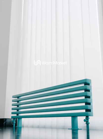 Bareng Select ZN 1000 - напольный трубчатый радиатор шириной 1000 мм, нижнее разнесенное подключение