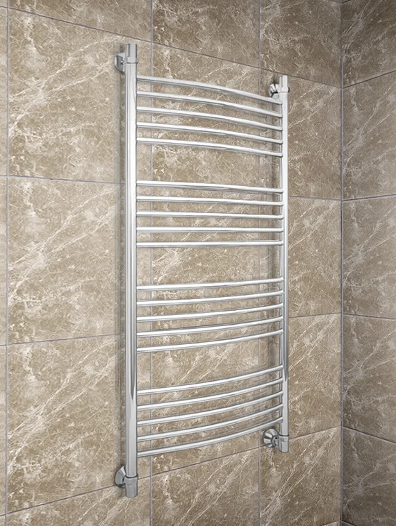 Bogema White - белый  водяной полотенцесушитель, 500х500 мм