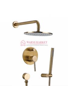 Душевой комплект Warmer Bronze Line 400301-12D