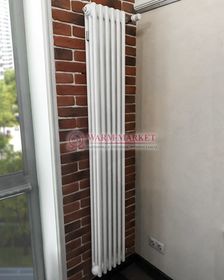 Вертикальный трубчатый радиатор Arbonia 3180, трехтрубный №12 боковое подключение
