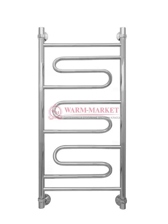 Virazh-1 - водяной дизайн-полотенцесушитель из нержавеющей стали