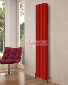 Вертикальный трубчатый радиатор KZTO Garmonia А40 V2 высотой 2034 мм