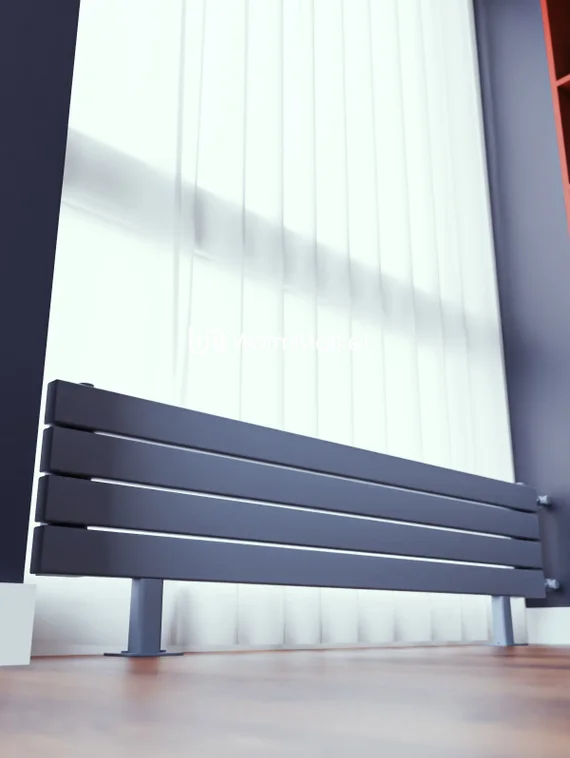 Bareng Temper ZN 500 - напольный трубчатый радиатор шириной 500 мм, боковое подключение