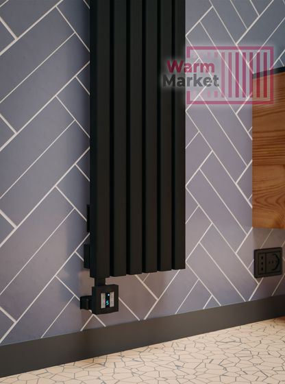 Axxinot Fortalla 40х40 VE - вертикальный электрический радиатор высотой 1750 мм, 4 секции