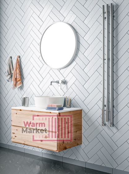 Axxinot Ture 3 - узкий водяной дизайн полотенцесушитель из нержавеющей стали