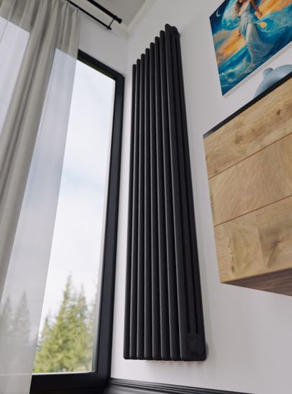 Bronto Pipe 3190 - трехтрубный трубчатый радиатор высотой 1900 мм, боковое подключение