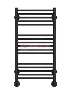 Аврора П16-2- водяной полотенцесушитель, нижнее подключение, черный