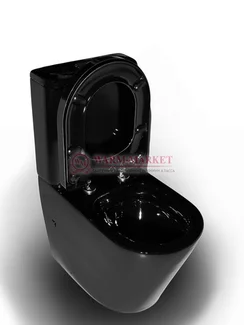 Унитаз Nilo 2303 nero черный глянцевый