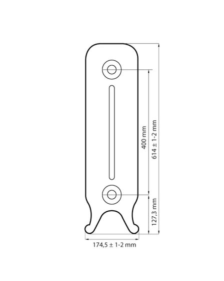 Atena 400 - чугунный дизайн радиатор