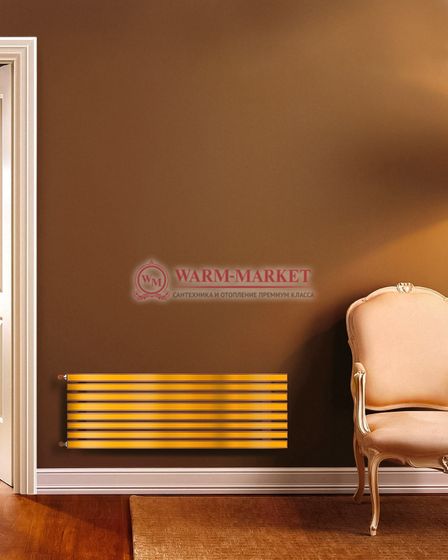Steel G 30х50 1500 - горизонтальный трубчатый дизайн-радиатор, 10 секций