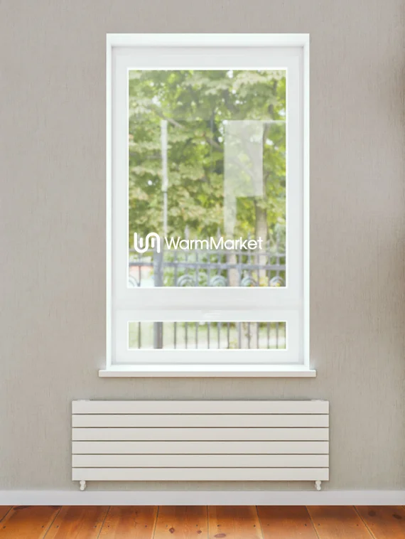 Bareng Temper Z 500 - горизонтальный трубчатый радиатор шириной 500 мм, нижнее разнесенное подключение