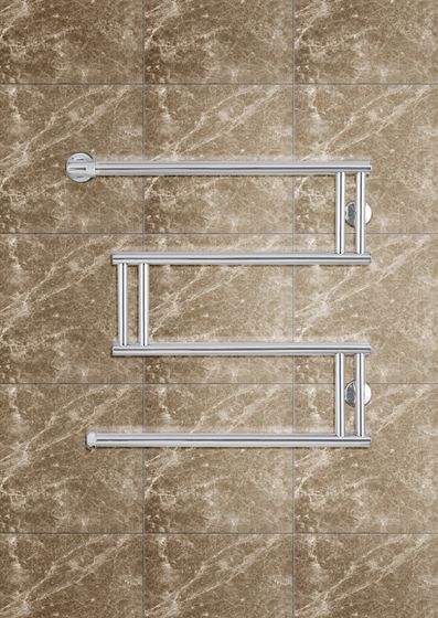 Водяной полотенцесушитель High-Tech model "М" белого цвета