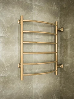 Classic Bronze - бронзовый полотенцесушитель с боковым подключением