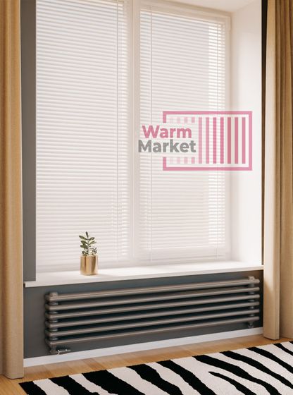 Axxinot Sentir Z 3180 - стальной трехтрубный радиатор шириной 1800 мм, нижнее разнесенное подключение