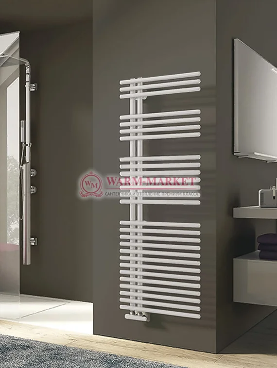 Полотенцесушитель Irsap Funky из нержавеющей стали с горизонтальными секциями круглых трубок