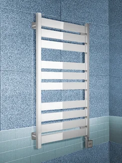 Centurion White E - белый электрический полотенцесушитель, 600х600 мм