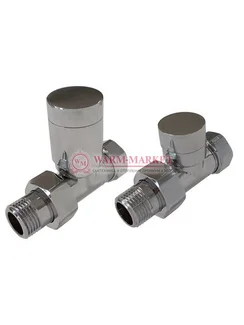 Комплект клапанов с ручной регулировкой Прямой Elegant 6042 Хром