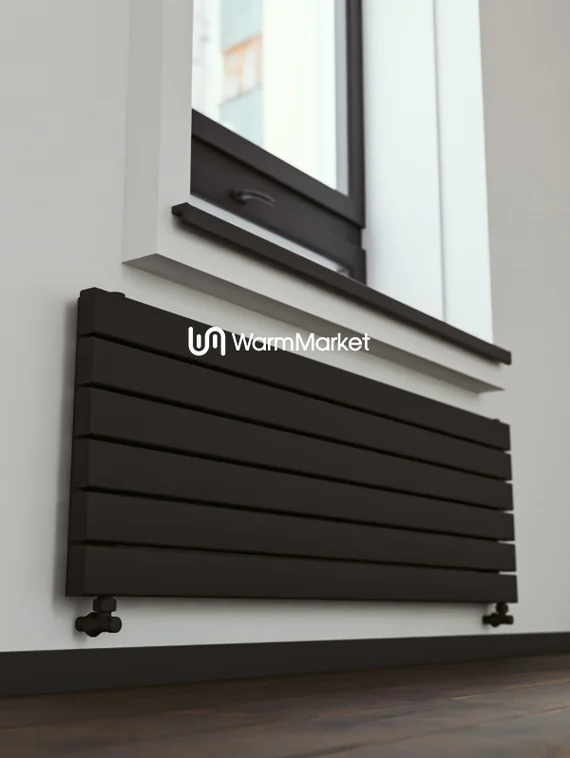 Bareng Temper Z 2000 - горизонтальный трубчатый радиатор шириной 2000 мм, нижнее разнесенное подключение