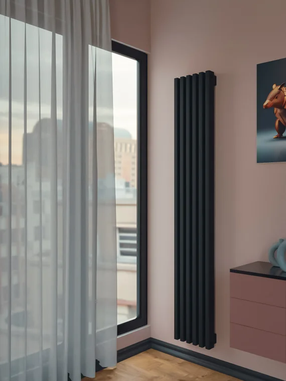 Bronto Plex V - вертикальный трубчатый радиатор высотой 1750 мм, нижнее центральное подключение