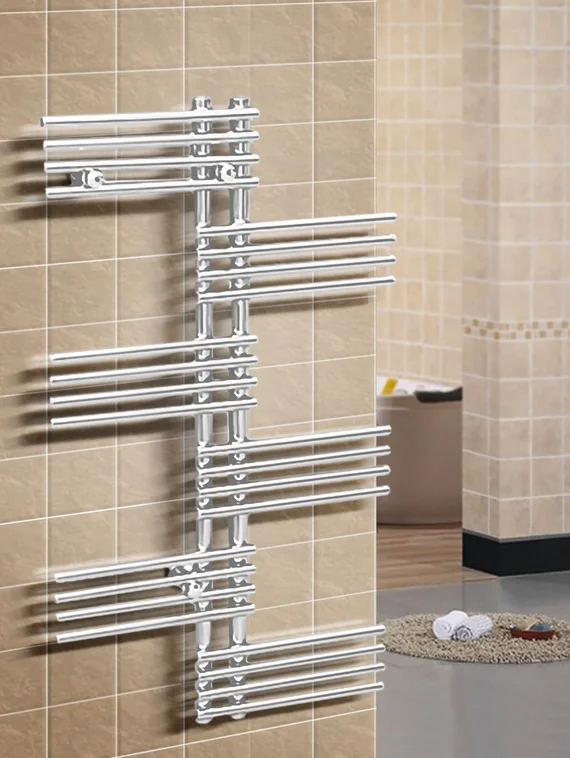 Brigantina R -электрический дизайн полотенцесушитель с перекладинами внахлест