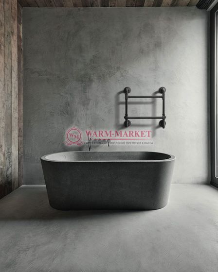 Classic Loft P- классический полотенцесушитель с полкой в стиле лофт