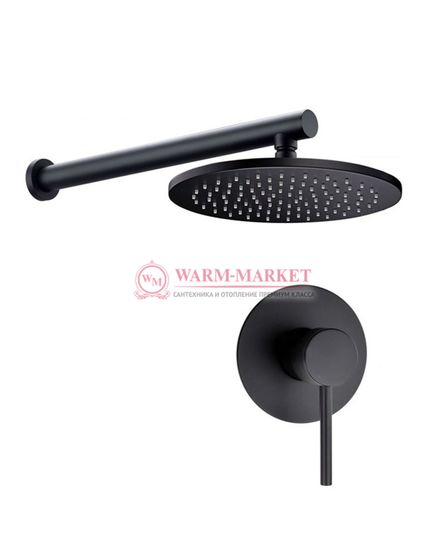 Душевой комплект Warmer Black Line 400101-8D
