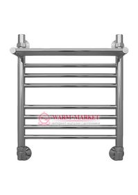 Mini P 500х400 - узкий полотенцесушитель с полкой из нержавеющей стали 400 мм. шириной