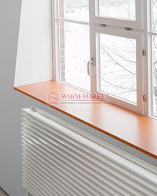 Горизонтальный трубчатый радиатор KZTO Paralleli g2 784 шаг 25