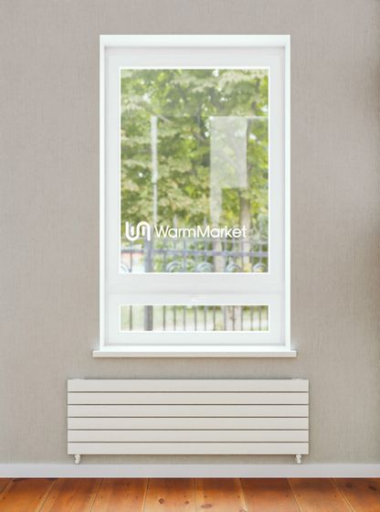 Bareng Temper Z 2500 - горизонтальный трубчатый радиатор шириной 2500 мм, нижнее разнесенное подключение