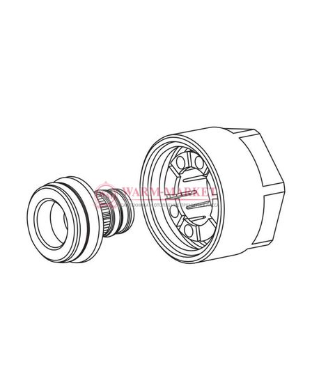 Резьбозажимное соединение REHAU для подключения трубы 17х2 мм