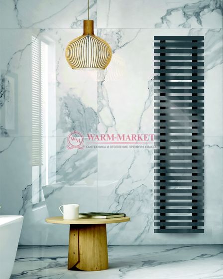 Steel VL 40х40 740 - вертикальный трубчатый дизайн-радиатор шириной 680 мм, 15 секций