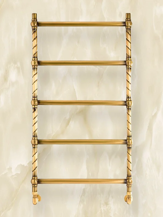 Garsia Bazel - полотенцесушитель в стиле ретро состаренная бронза