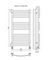 Авиэль - электрический полотенцесушитель, белый