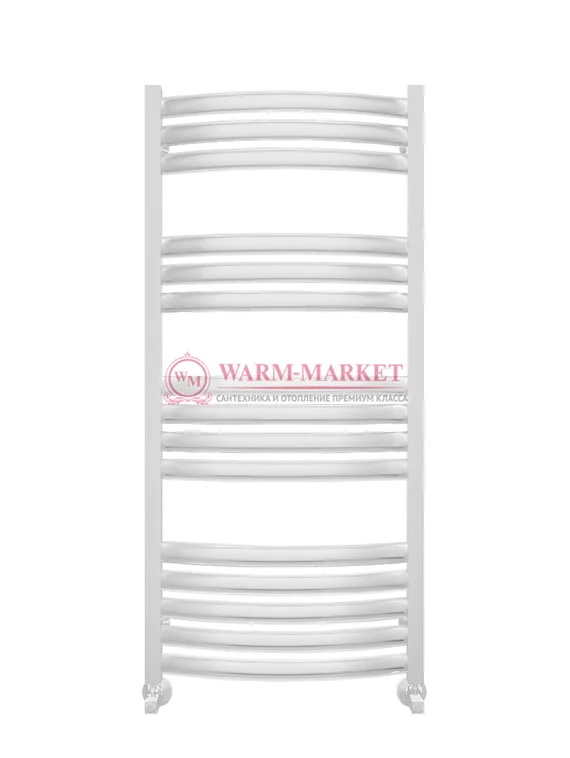 Палермо П15 - водяной полотенцесушитель, нижнее подключение, белый