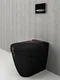 Унитаз приставной Bocchi Taormina Arch черный глянцевый